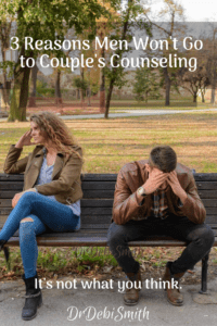 3 Reasons Men Won't Go to Couple's Counseling